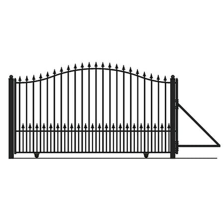 ALEKO Steel Sliding Driveway Gate - MUNICH Style - 16 x 6 Feet