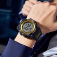 thumbnail image 6 of SMAEL Round Men Tactical Digital Watch 5ATM Waterproof TPU Strap Digital Sports Watch, 6 of 11