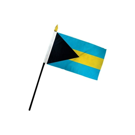 Bahamas 4x6in Stick Flag