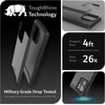 thumbnail image 5 of TUDIA Merge Motorola Edge 2023 Case Dual layer Slim Raised Edge Shockproof Heavy Duty - Matte Black, 5 of 7