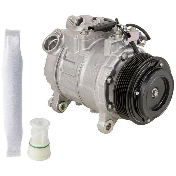 AC Compressor w/ A/C Drier For BMW 528i F10 2012 2013 2014 2015 2016 - BuyAutoParts