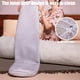 thumbnail image 4 of Almohada Larga de Terciopelo Gris, 70CM, 4 of 6