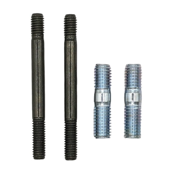 Cylinder Head Studs & Exhaust Nuts M6-1.0x63 M8-1.25x32 for GY6-B 4-Stroke 170cc 180cc 200cc 1P63QML EFI Engines Compatible with TaoTao Bull 200 TANK 200 57mm Stud Spacing B-Block Valve