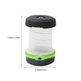 thumbnail image 4 of Sentmoon Lantern Lamp Battery Lantern Camping Lantern Portable Retractable Outdoor Camping Light Easy To Carry LED Light Source Lamp Use Dry Battery Power Supply Built-in Hook, 4 of 10