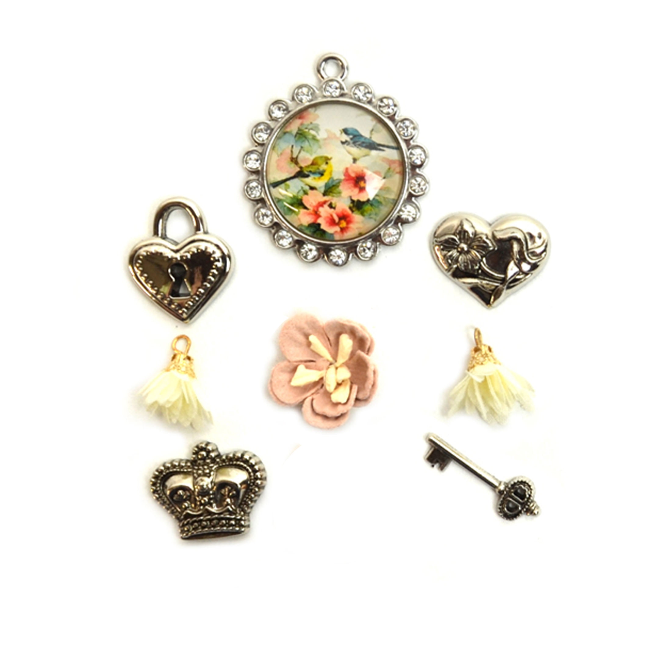 Dress It Up Buttons, Vintage Vogue, Sewing Fastener Buttons, Multi Color, 10 Pcs.