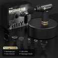 thumbnail image 2 of Sejoy Massage Gun, Deep Tissue Percussion Muscle for Pain Relief, Handheld Cordless Mini, Black, 2 of 6