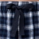 thumbnail image 2 of Pantalón de franela Fruit of the Loom con fondo de pijama para hombre, azul marino a cuadros, 2 of 5