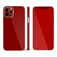thumbnail image 3 of DesignSkinz Solid Dark Red Full-Body Skin Decal Wrap Cover for iPhone 15 Plus, 3 of 9