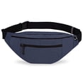 thumbnail image 1 of Riñonera grande tipo bandolera con bolsillos con cremallera, ideal como regalo para disfrutar de los deportes, festivales, entrenamientos, viajes, correr, informal, para llevar el teléfono, 1 of 6