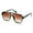 Green Frame/Reddish Brown Gradient Lens, variant on Retro Square Aviator Sunglasses Women Men 70s Vintage Trendy Plastic Frame Sun Glasses B4158
