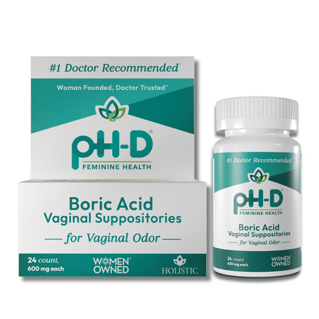 UPC 349597000445 product image for pH-D Feminine Health  Boric Acid Vaginal Suppositories for Women s Health  24 Co | upcitemdb.com