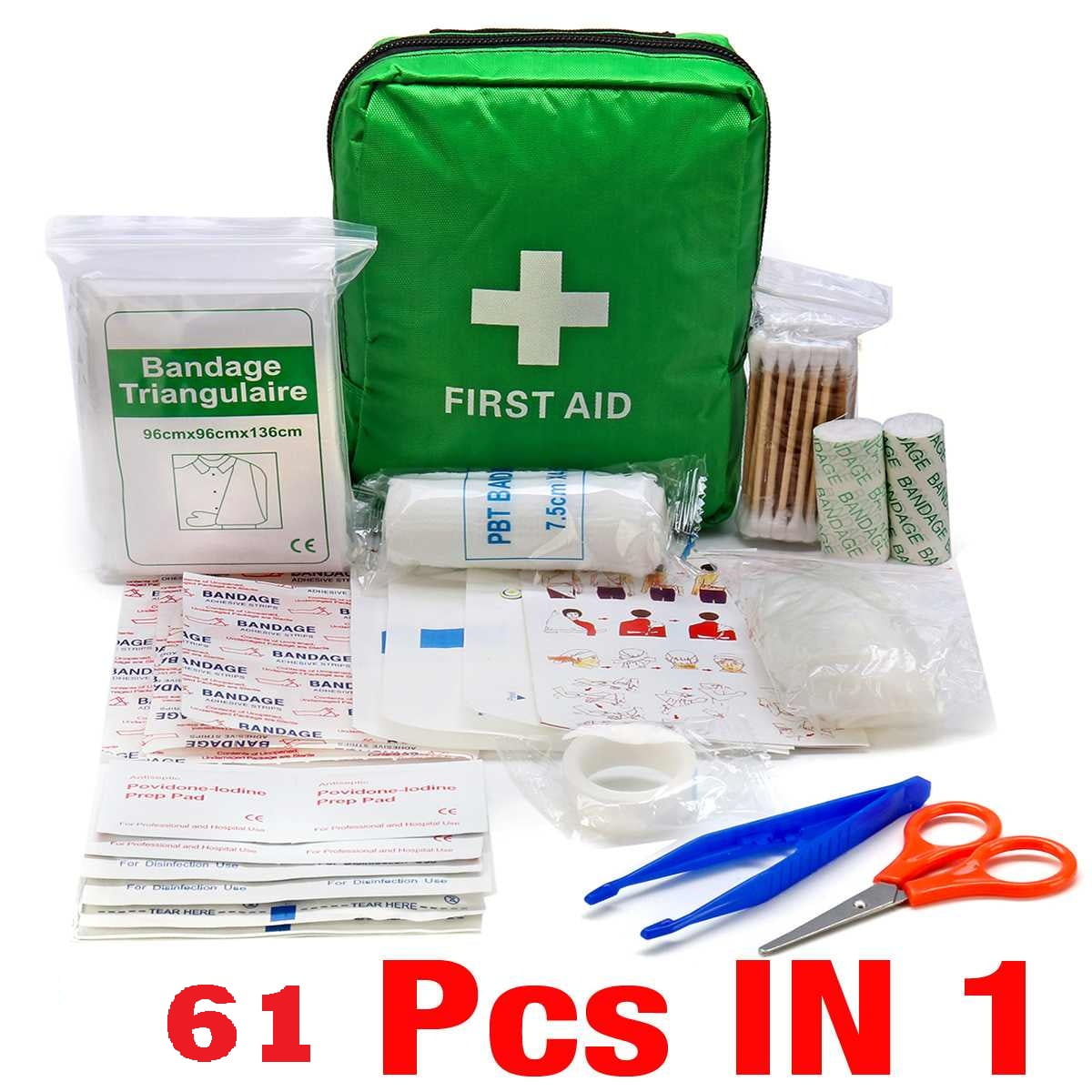 Mini Safety Camping Hiking First Aid Bag Medical Emergency Kit