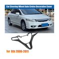 thumbnail image 3 of Car Steering Wheel Auto Cruise Trim Cover For 8th 2006-2011 Audio Radio Switch Buttons Frame Black, 3 of 5