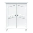 thumbnail image 1 of Teamson Home Armoire de Salle de Bain Autoportante Solution de Rangement en Bois 2 Portes Blanc, 1 of 4