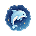 thumbnail image 4 of Cartoon Dolphin Stickers, Waterproof Dolphin Sticker for Water Bottle Laptop Phone Cases Planner Skateboard Luggage Helmet Party Favor Decor, Ideal for Adults Teens Teacher Rewards, 4 of 9