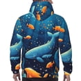 thumbnail image 7 of Lsque Whimsical Underwater Fantasy Pattern Casual Men's Hoodie,Hooded Sweatshirt with Kangaroo Pocket,Pullover Hoodie-XX-Large, 7 of 7