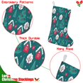 thumbnail image 5 of Christmas Stockings,Dark Teal Christmas Village Pattern Stockings Christmas,14.8'' Xmas Stockings,Christmas Party Favors,Christmas Party Decorations,Christmas Stockings Personalized, 5 of 5