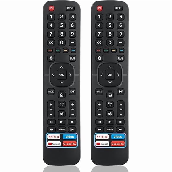 xixishop for Hisense-TV-Remote Replacement, Universal Remote Control for All Hisense Smart TVs【Pack of 2】