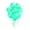 Dark Green, variant on 12 inch Balloons 100 pcs - rose red