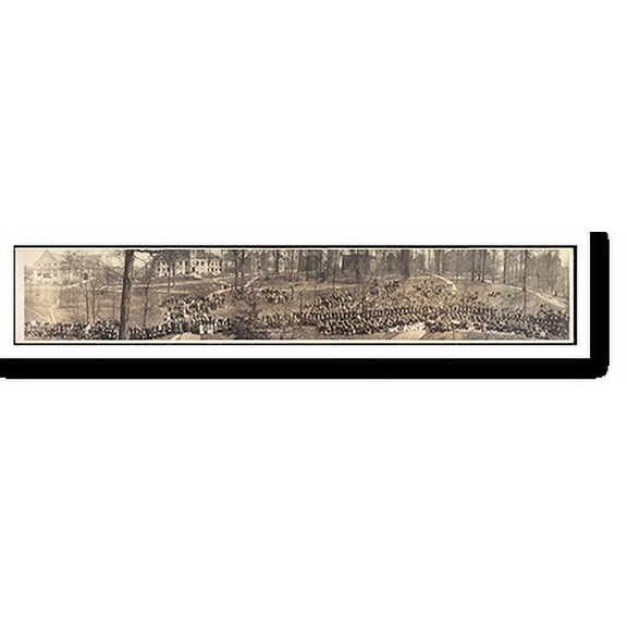 Historic Print, IN Indiana University 1913 PHOTO, Width 7" x Length 36"