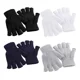 thumbnail image 1 of 4 Par Guantes Sin Dedos Invierno Tejidos Liso,hombre Mujer, 1 of 7