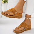 thumbnail image 4 of MKLEKYY Sandalias de Plataforma para Mujer, Zapatos de Tacón Bajo, Sandalias de Suela Gruesa, Sandalias de Moda Con Clip En La Punta, Sandalias de Playa para Un Solo Pie, 4 of 4