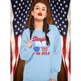 thumbnail image 2 of Stayin' Fly On 4Th July Sweatshirt Women -Image by Shutterstock, Female 5X-Large, 2 of 4
