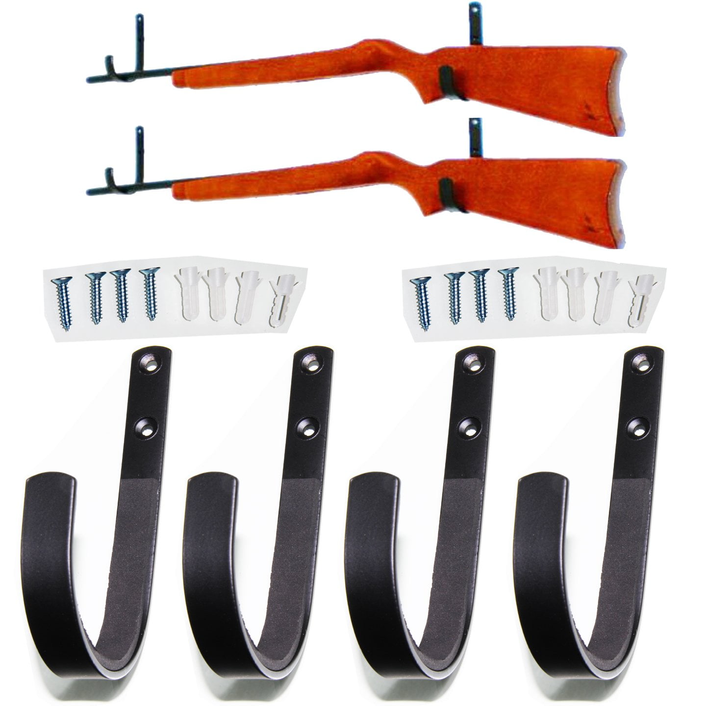 EONSALE Easy Use Mount Anywhere Rifle Straps Gun Rack