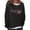 Black, variant on YVNAURA Women's EKG Heartbeat Graphic Print Long Sleeve Pullover Tops Crew Neck Round Neck Loose Fit Slouchy Casual Fall Outfits for Women Cozy Oversized Sweatshirt, Black,L