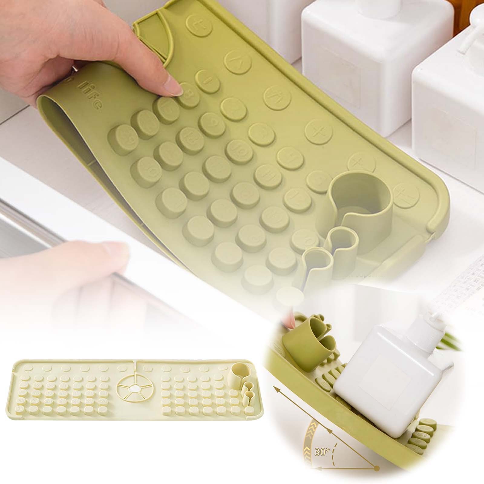 Roll Up Dish Drying Rack Small Triangle Roll-Up Dish Drying Rack With ...