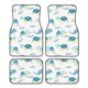 thumbnail image 1 of Balery Sea Turtle Juego de 4 Alfombrillas para Auto, Revestimientos de Caucho Resistente, Diseño Antideslizante, 1 of 7
