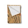 thumbnail image 2 of Africa Soft Flannel Fleece Throw Blanket, Tiger in the Bushes Camouflage Carnivore Predator Feline Safari Animal Art, Cozy Plush for Indoor and Outdoor Use, 70" x 90", Peach Orange, by Ambesonne, 2 of 6