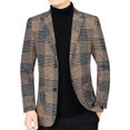 thumbnail image 1 of Traje de primavera Chaqueta de hombre Ropa casual de hombre de mediana edad Traje pequeño casual de papá de primavera y otoño, 1 of 2