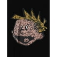 thumbnail image 2 of 1 Pce T-Shirt Décontracté à Col Rond pour Femmes avec Imprimé Visage de Garçon Créatif, Haut en Polyester Tricoté à Manches Courtes à la Mode, Confortable pour Toutes les Saisons, Fête des Mères, Nouvel An, Festival de Printemps, 2 of 6