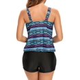 thumbnail image 4 of BIKINX Plus Size Women's Swimsuits 2 piece Tankini Tummy Control Bathing Suits for Women Swimwear, 4 of 5