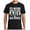 Black, variant on Men's Short Sleeve Crew Neck Shirts Summer Novelty Letter Graphic Print Tee Shirts Casual Regular Fit Pullover Tops