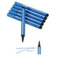 thumbnail image 1 of Colored Markers, Deep Sky Blue 6 Pack Washable Coloring Markers Water Color Pens, 1 of 6
