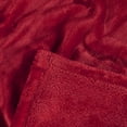 thumbnail image 6 of Home Soft Things Solid Flannel Fleece Blanket, Luxury Soft Cozy Fluffy Blanket - Red - Twin (60" x 90"), 6 of 8