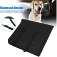 thumbnail image 3 of Pet Cars Seat Cover Rear Back Seat Boot Cover Hammock Design Pet Dog Cats Protector Mat Liner with Adjustable Buckle(Beige) (Color : Beige), 3 of 8