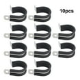 thumbnail image 1 of High Performance 10Pcs Rubber Lined Hose Clamps Made Of Stainless Steel, 1 of 8