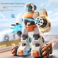 thumbnail image 2 of 2.4G remote control robot, sound and light spray, launch water bombs, two-player battle,Space Warrior, 2 of 17