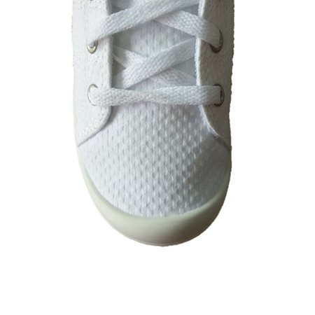 time and tru white canvas shoes