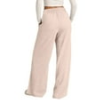 thumbnail image 3 of NOLDARES Women's Baggy Sweatpants with Pockets, Wide Leg Yoga Pants Cozy Lounge Pants Casual Loose Jogger(Beige,M), 3 of 6