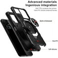 thumbnail image 2 of Galaxy Wireless USA Kickstand Back Cover Cell Phone Case for TCL 40 X 5G, Black, 2 of 4
