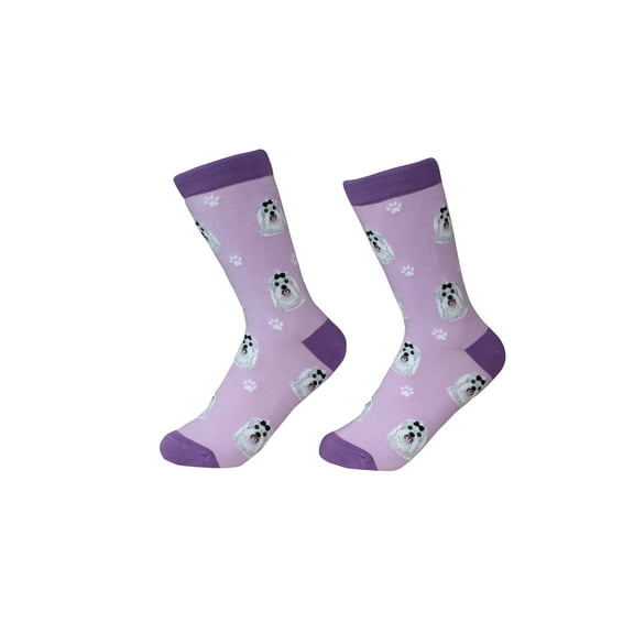 Maltese Dog Breed Socks Unisex Sock Daddy by E&S Pets