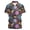A-Purple536, variant on Men's Retro Graphic Short Sleeve Shirt 80s Music-themed Camp Collar Button-down Blouse