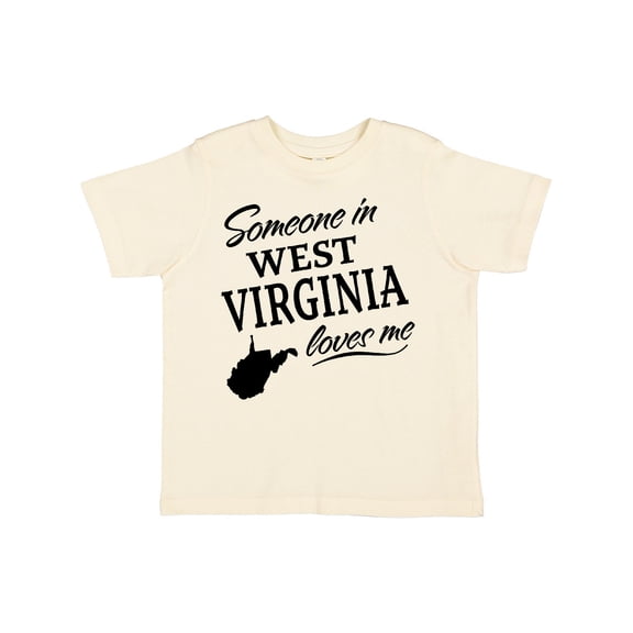 Inktastic Someone in West Virginia Loves Me Boys or Girls Toddler T-Shirt