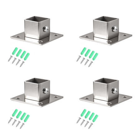 Strong Metal Pipe Bracket Flange Base Easy Installation Heavy Load Capacity Wardrobe Arrangers for Household Use