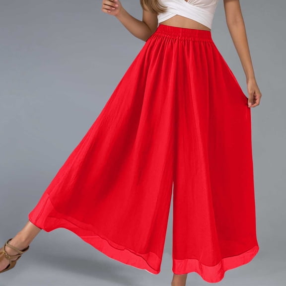 SIYUDAN Pants For Women Woman Pants Casual RedAdult Work Pants Women Comfy Pants Womens High Waisted Pants With Pockets Summer Pants For Women 2025