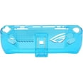 thumbnail image 3 of elitegadget Case for ASUS ROG Ally RC71L - Transparent Clear Hard Plastic Shell Protective Kickstand Case Cover for ASUS ROG Ally 7" inch (2023) (Transparent Blue), 3 of 4